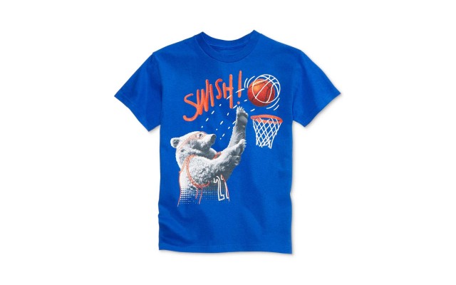  Graphic-Print Cotton T-Shirt, Toddler & Little Boys (Blue, 4)