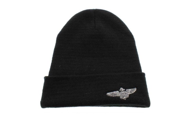  by Awesomeness Tv Glitter Patch Beanie (Black)