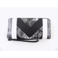INC International Concepts Averry Zip-around Wallet (Black Multi/Silver)