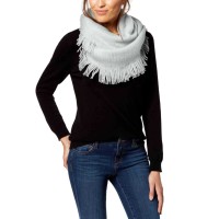 INC International Concepts Brushed-Knit Fringe Loop Wrap Scarves