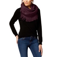 INC International Concepts Brushed-Knit Fringe Loop Wrap Scarves