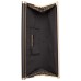  Carolyn Straw Clutch (Small, Gold/Charcoal)