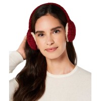 INC International Concepts Chenille Earmuffs (Wine, One Size)