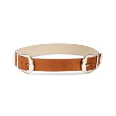 INC International Concepts Clean Double-Buckle Belt