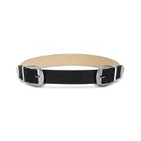 INC International Concepts Clean Double-Buckle Belt