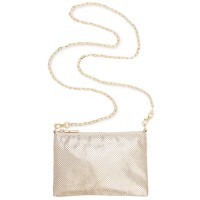 INC International Concepts Demir Shiny Mesh Convertible Belt Bag