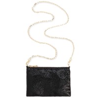 INC International Concepts Demir Shiny Mesh Convertible Belt Bag