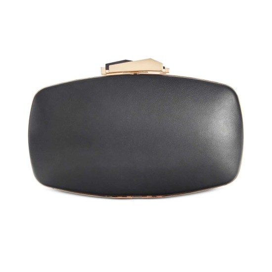  Embroidered Small Clutch – Black