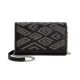  Eolaa Aztec ConvertibleHandbag  Crossbody (Black)