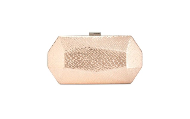  Geo Clutch Rose Gold