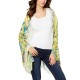  Hummingbird Floral Cover-Up & Wrap (Gold, One Size)
