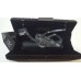  Jessaca Stone Box Clutch (Black)