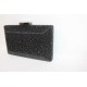  Jessaca Stone Box Clutch (Black)
