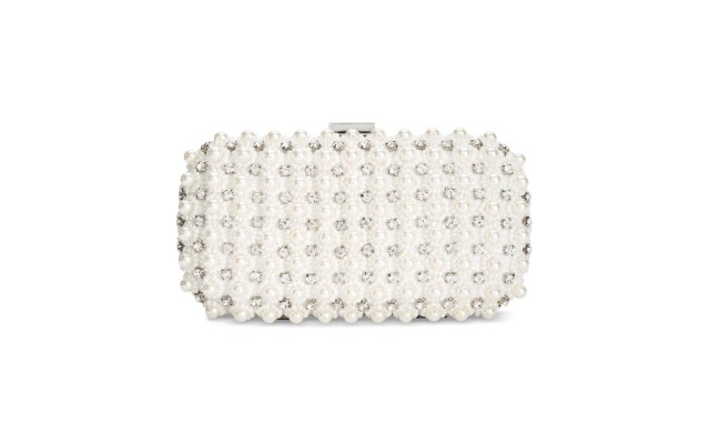  Kiana Imitation Pearl Small Clutch – Ivory