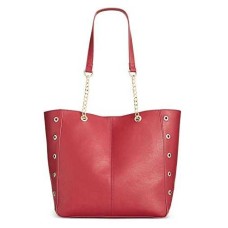 INC International Concepts Korra Small Shopper Handbag Tote Red