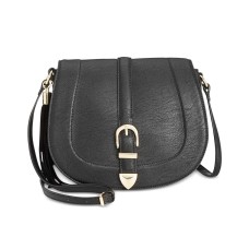 INC International Concepts Madelynn Belt Saddle Bag  (Black)