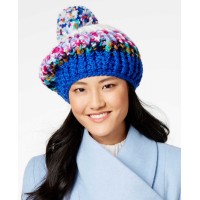 INC International Concepts Marled Striped Beret (Multicolor)