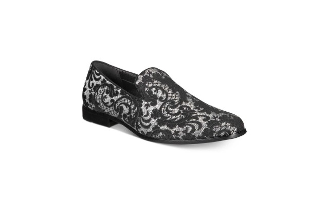  Men’s Birch Brocade Loafers (Black, 9.5m)