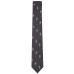  Men’s Bleeding Hearts Skinny Tie (Black)
