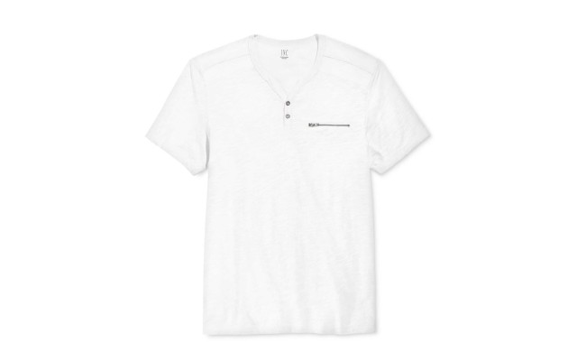  Men’s Chambers Heathered Split-Neck T-Shirt