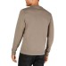  Men’s Colorblocked Mixed Media Sweater (Taupe Tone, XL)
