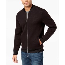 INC International Concepts Men’s Zip-Front Jacket (Deep Black, M)