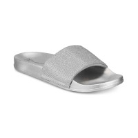 INC International Concepts Metallic Slide Slippers