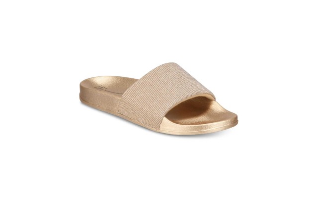  Metallic Slide Slippers