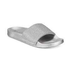 INC International Concepts Metallic Slide Slippers