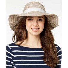 INC International Concepts Metallic Textured Packable Hat (Light Brown)