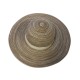 Metallic Textured Packable Hat (Light Brown)