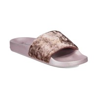 INC International Concepts Metallic Velour Slide Slippers