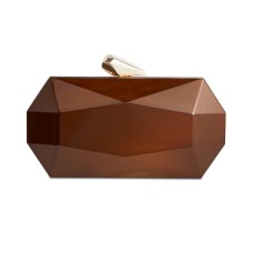 INC International Concepts Nichole Lucite Clutch (Beige/Khaki)