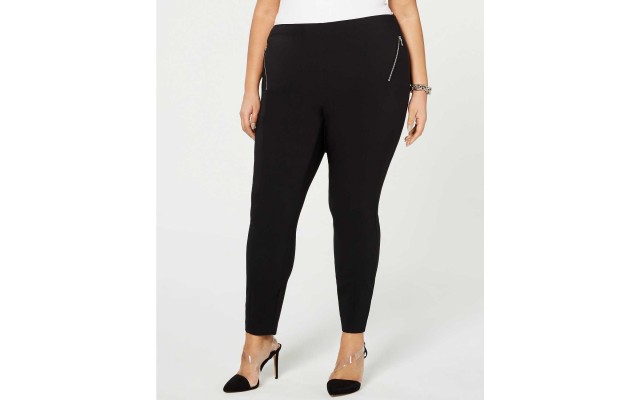  Plus Size Women’s Skinny Ponte-Knit Pants