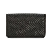 INC International Concepts Quiin Phone Handbag Crossbody (Black)