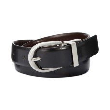 Inc International Concepts Reversible Pant Belt (Black/Silver, S)