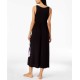  Rose-Graphic Nightgown(Black, S)