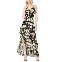 INC International Concepts Ruffled High-Low Maxi Dress