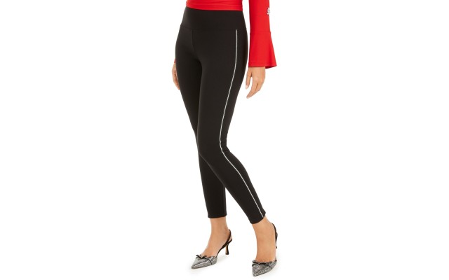  Shine Embellished Tuxedo Leggings