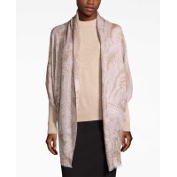 Inc International Concepts Tranquil Scale Jacquard Scarf Wrap – Champagne