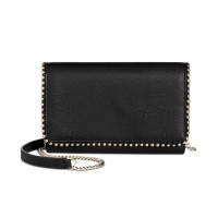 INC International Concepts Valliee Multi Compartment Crossbody (Black, One Size)