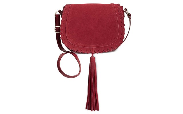  Willow Saddle Handbag Red