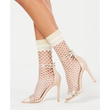 INC International Concepts Women’s 2-Pack Varsity Fashion Socks (Beige/Pink)
