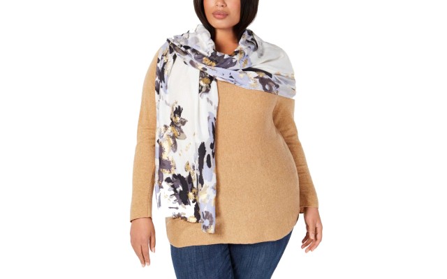  Women’s Abstract Floral Super-Soft Wraps