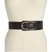 INC International Concepts Women’s Asymmetrical Woven Stretch Belt