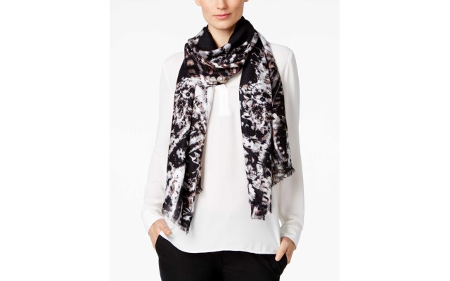  Women's Bohemian Paisley Scarves, Black