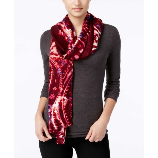  Women's Bohemian Paisley Scarves, Red