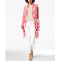 INC International Concepts Women's Bold Blooms Wraps, Pink