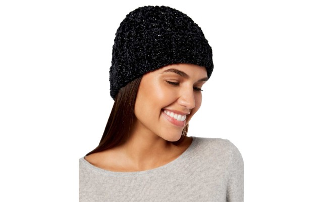  Women’s Chenille Shine Beanie Hats