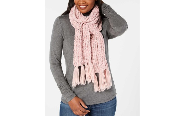  Women's Chenille Shine Scarf